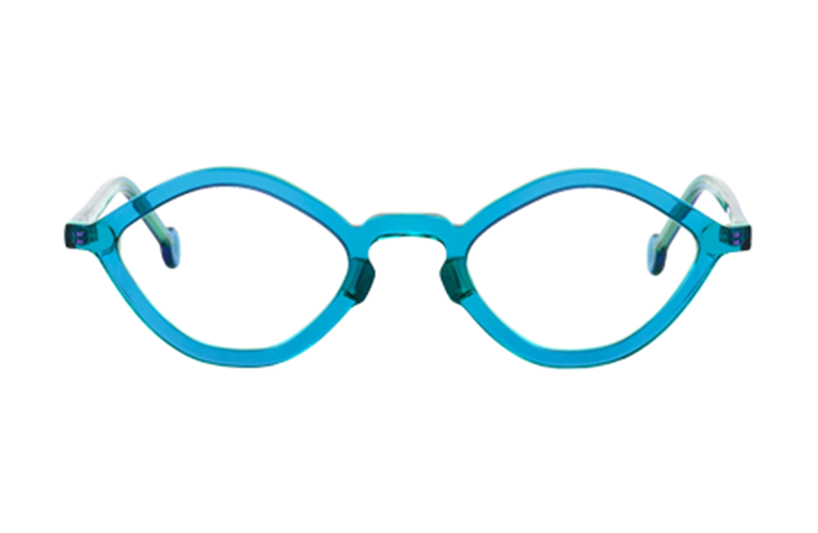 Lunettes de vue FunZone - , l.a. Eyeworks, Ovale , de couleur Vert Bleu.