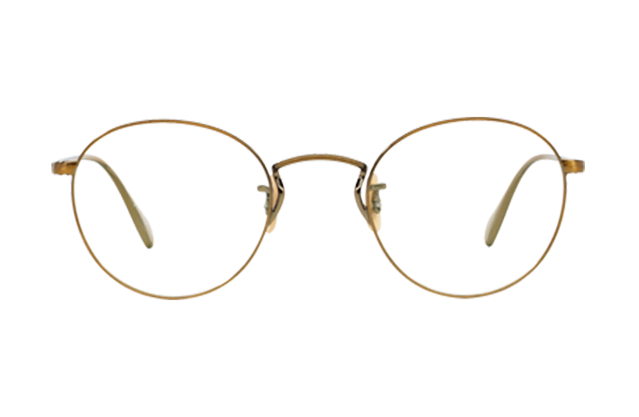 Lunettes de vue COLERIDGE - , Oliver Peoples, Ronde Papillon, de couleur Cuivre .