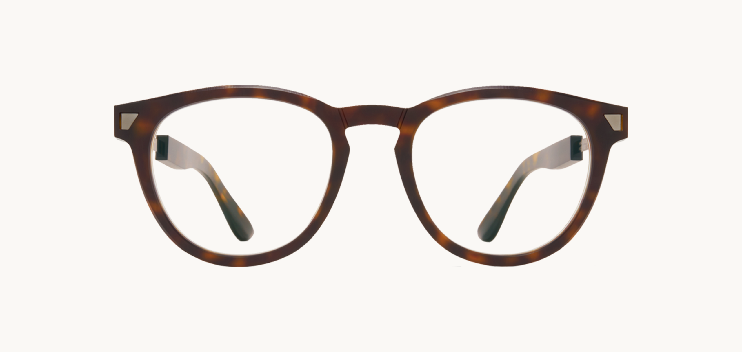 Lunettes de vue MMRAW011 - , Mykita, Pantos , de couleur Ecaille foncée Marron.