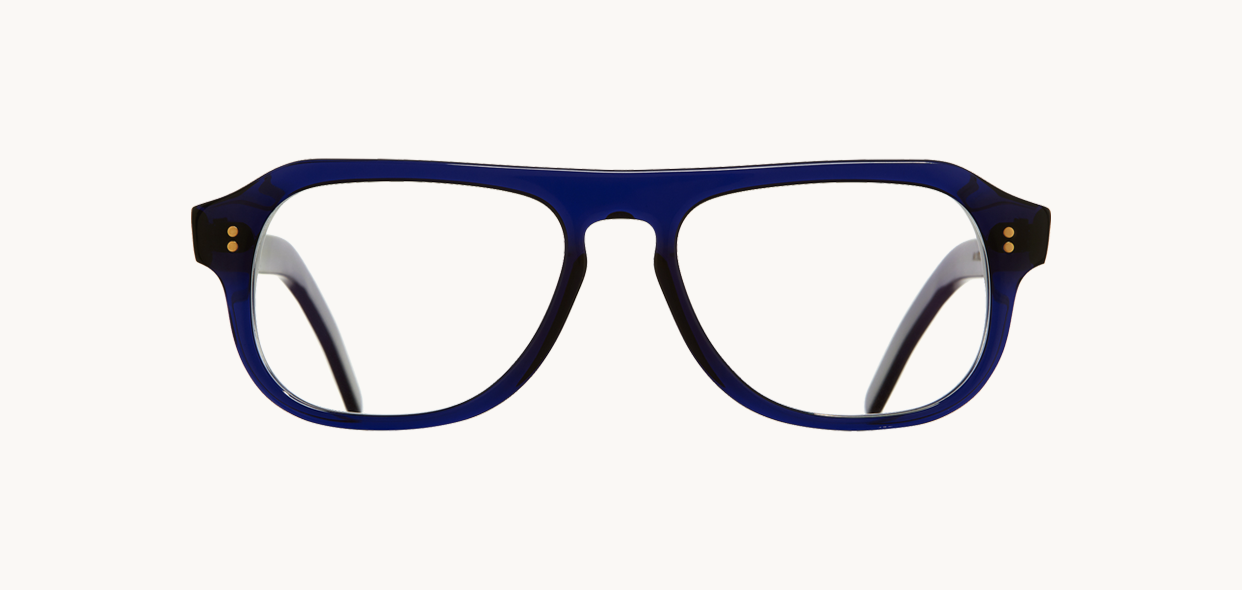 Lunettes de vue 0822 - , Cutler&Gross, Rectangle Pilote, de couleur Bleu .