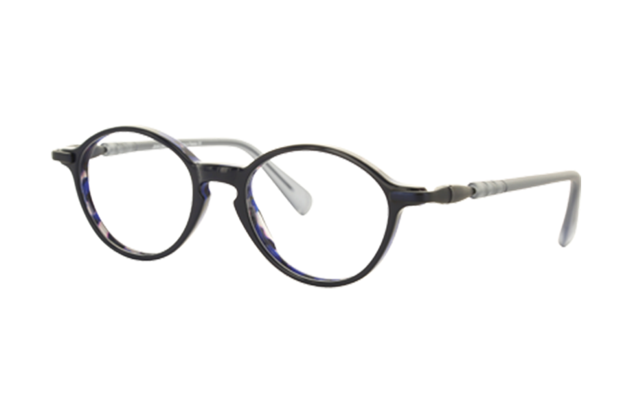 Lunettes de vue Tobogan - , Lafont, Pantos , de couleur Bleu Noir.