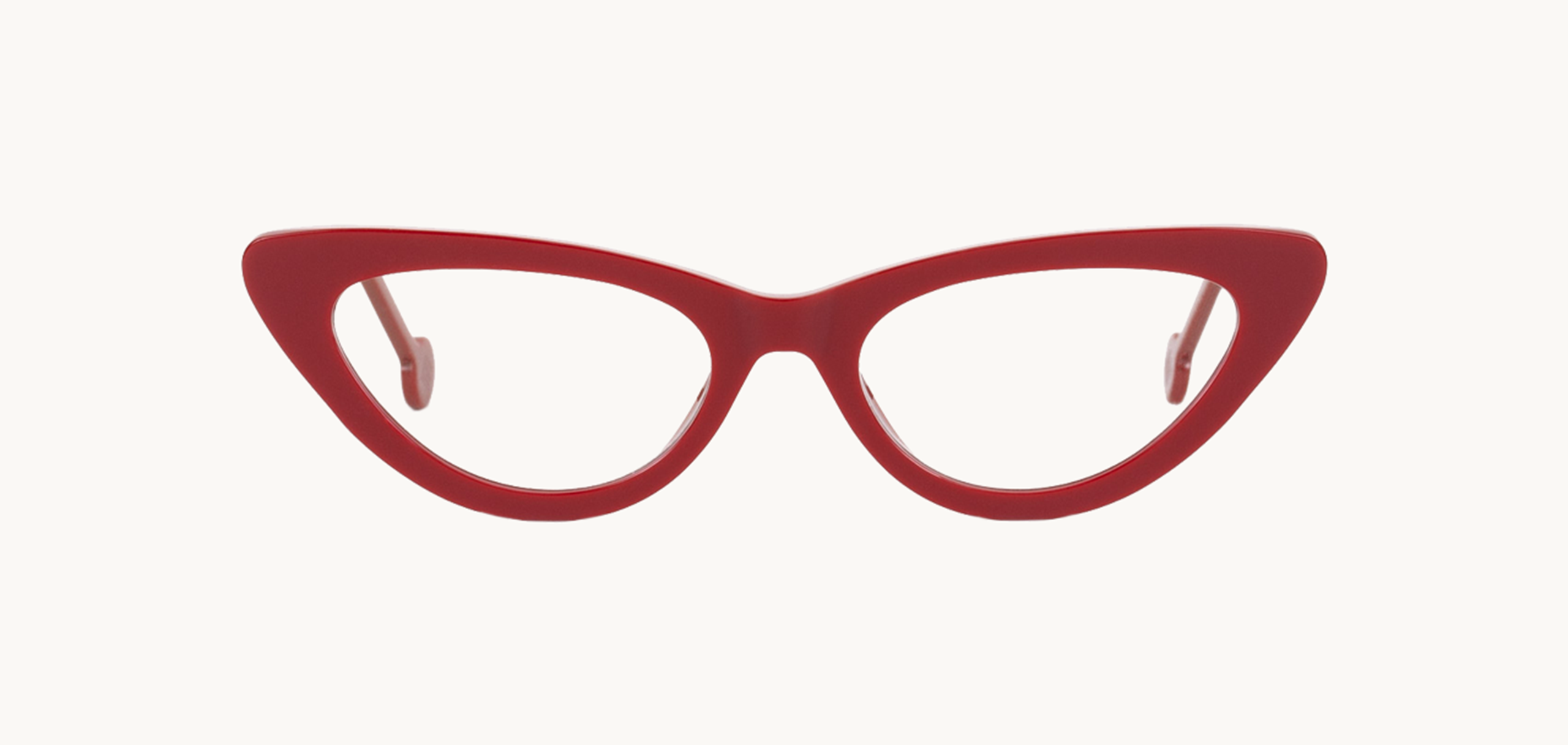 Lunettes de vue Hickory - , l.a. Eyeworks, Papillon , de couleur Rouge .