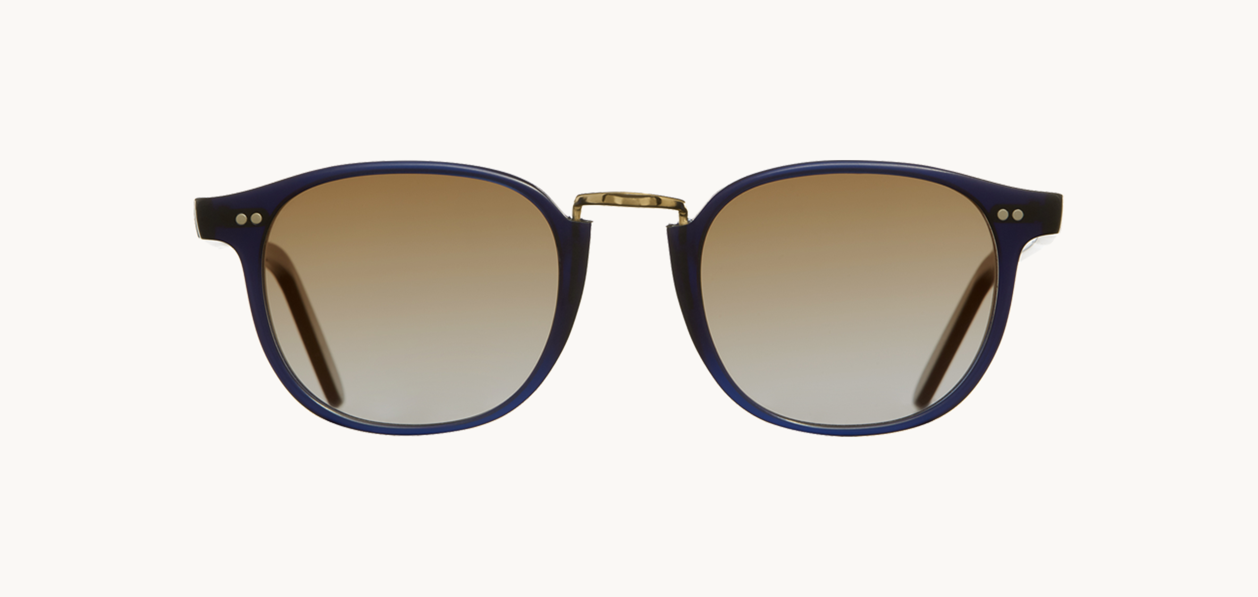 Lunettes de soleil 1007 - , Cutler&Gross, Carrée Ronde, de couleur Bleu .