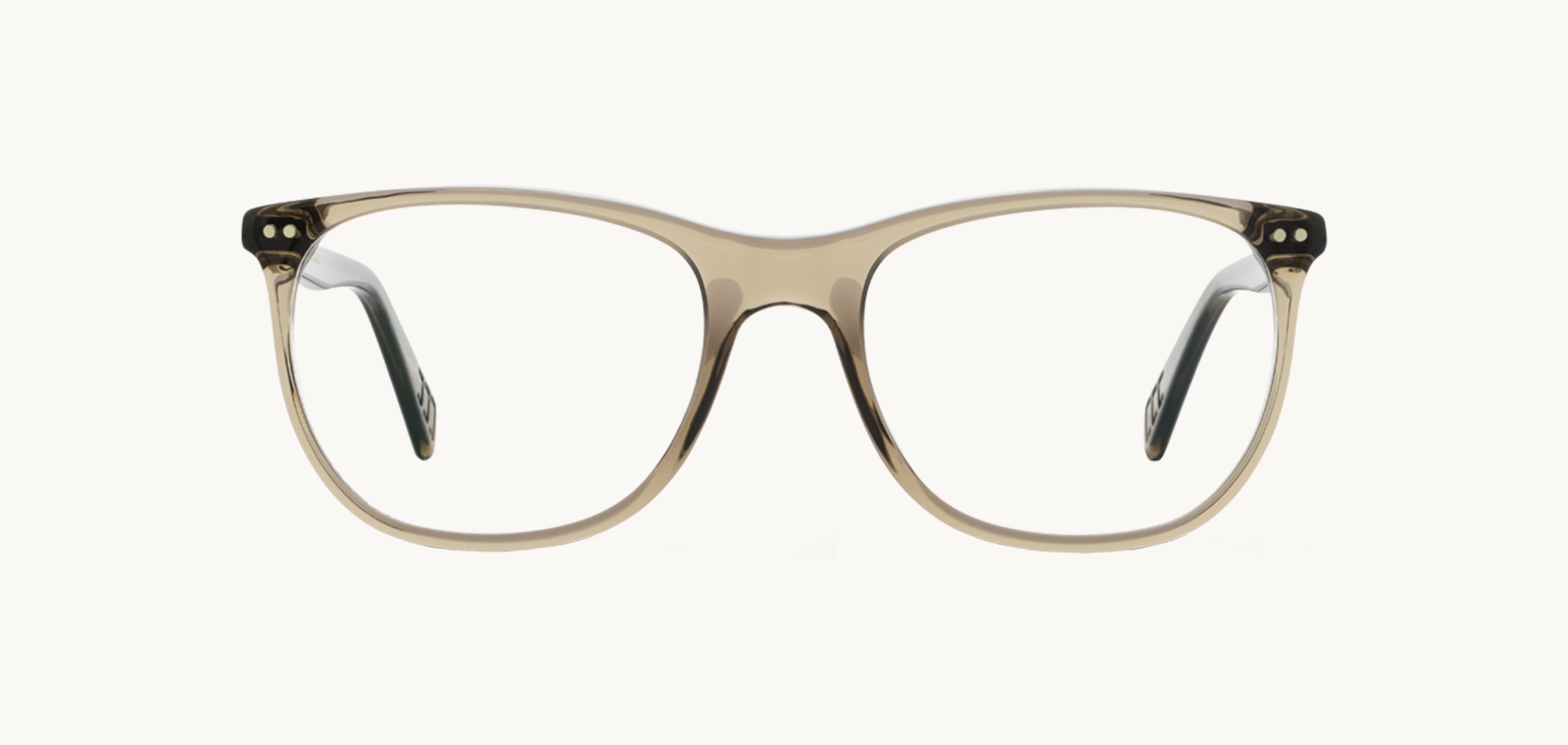 Lunettes de vue 450 - , Lunor, Ovale Rectangle, de couleur Transparent Gris.