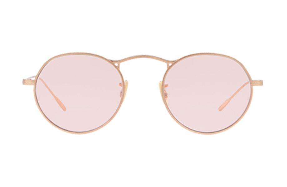 Lunettes de soleil M-4-30TH - , Oliver Peoples, Ronde , de couleur Dorée Rose.