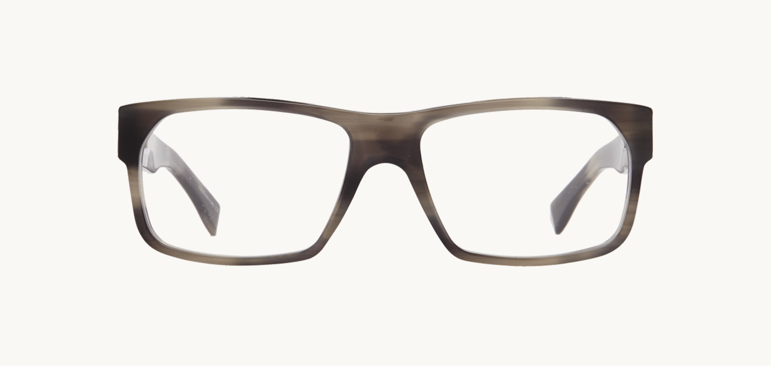 Lunettes de vue Hendrix - , Claire Goldsmith, Rectangle , de couleur Ecaille Stillée Gris.