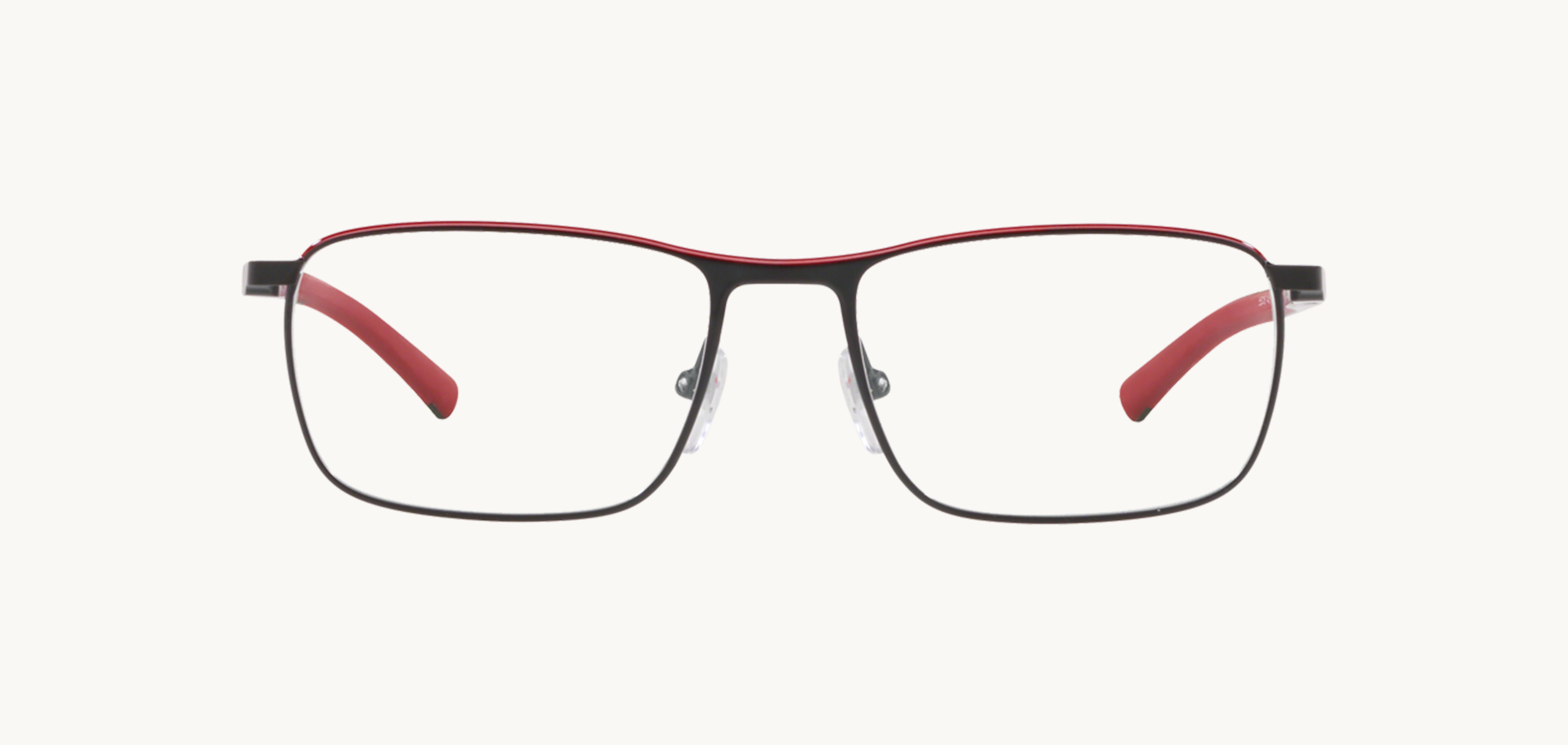 Lunettes de vue Sh2039 - , Starck Eyes, Rectangle , de couleur Rouge Noir.