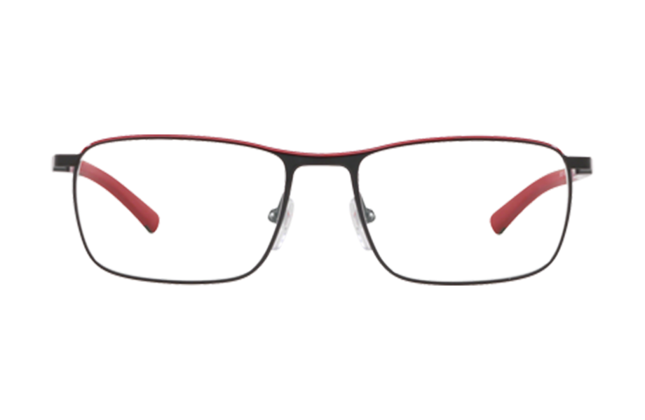 Lunettes de vue Sh2039 - , Starck Eyes, Rectangle , de couleur Rouge Noir.