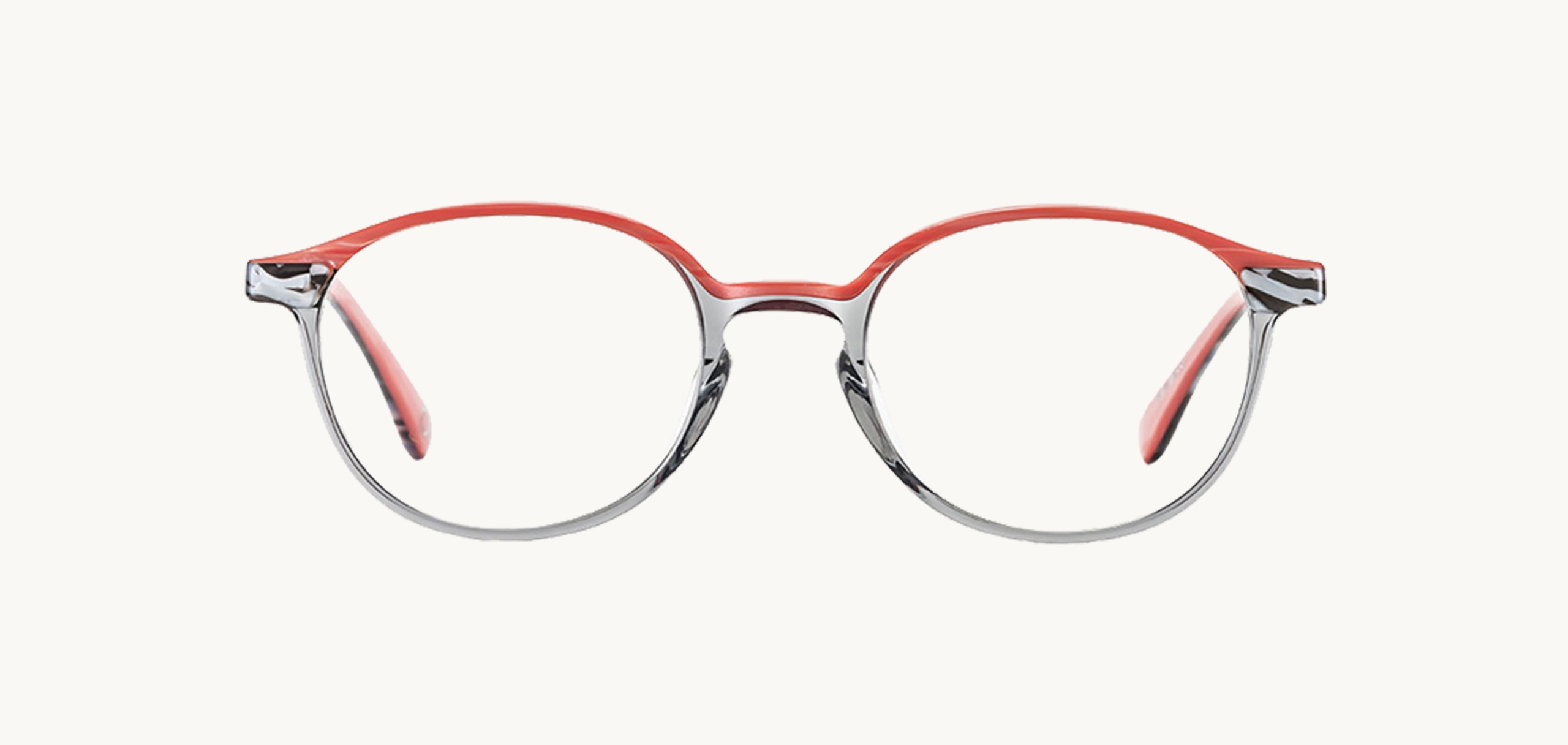 Lunettes de vue ANVE20 - , Etnia Barcelona, Ovale , de couleur Rouge Gris.