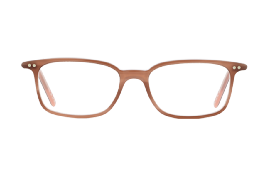 Lunettes de vue 601 - , Lunor, Ovale Rectangle, de couleur Transparent Rose.