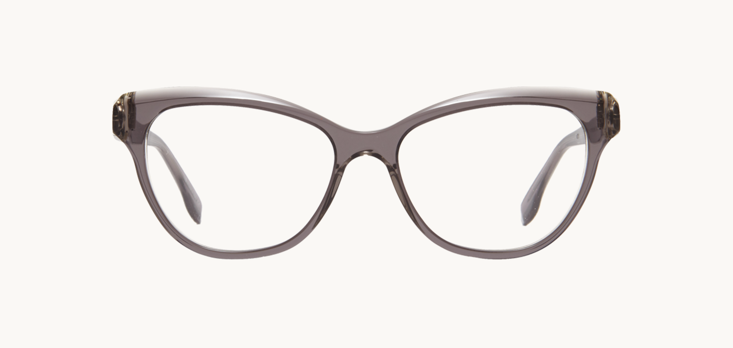 Lunettes de vue Hutton - , Claire Goldsmith, Papillon , de couleur Gris Transparent.