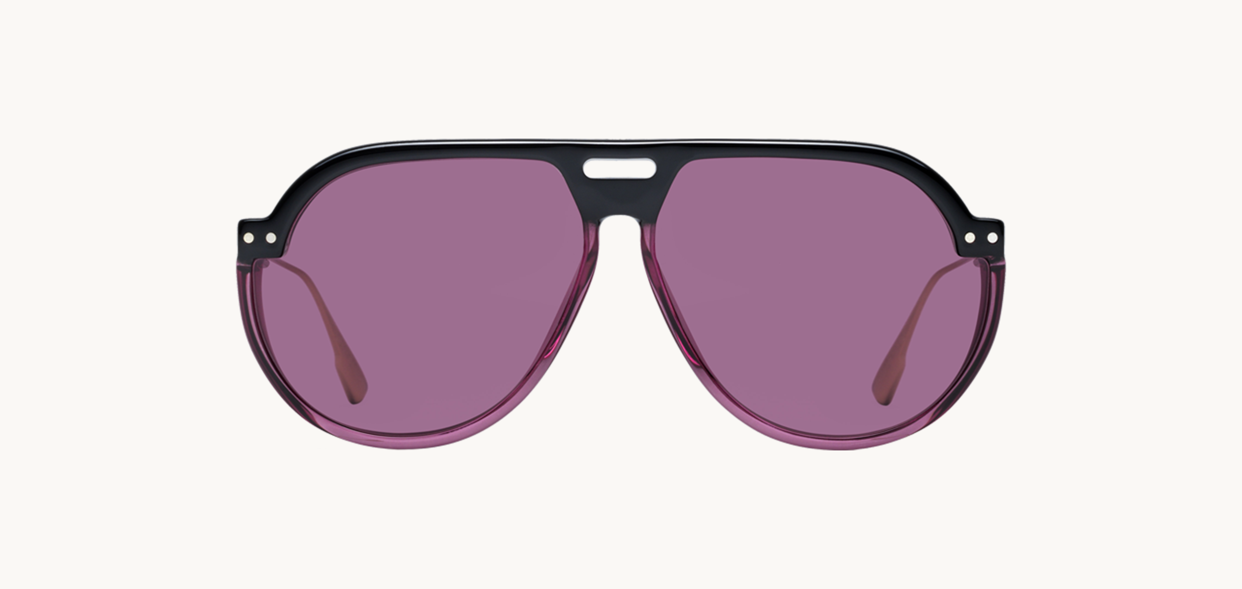 Lunettes de soleil Club3 - , Dior, Pilote , de couleur Violet Noir.