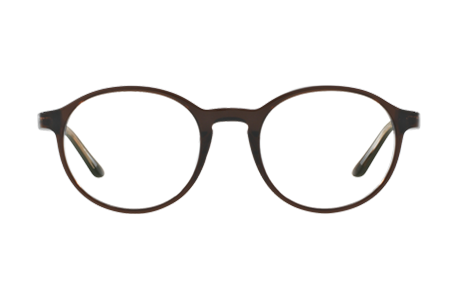 Lunettes de vue Sh3035 - , Starck Eyes, Ronde , de couleur Marron .