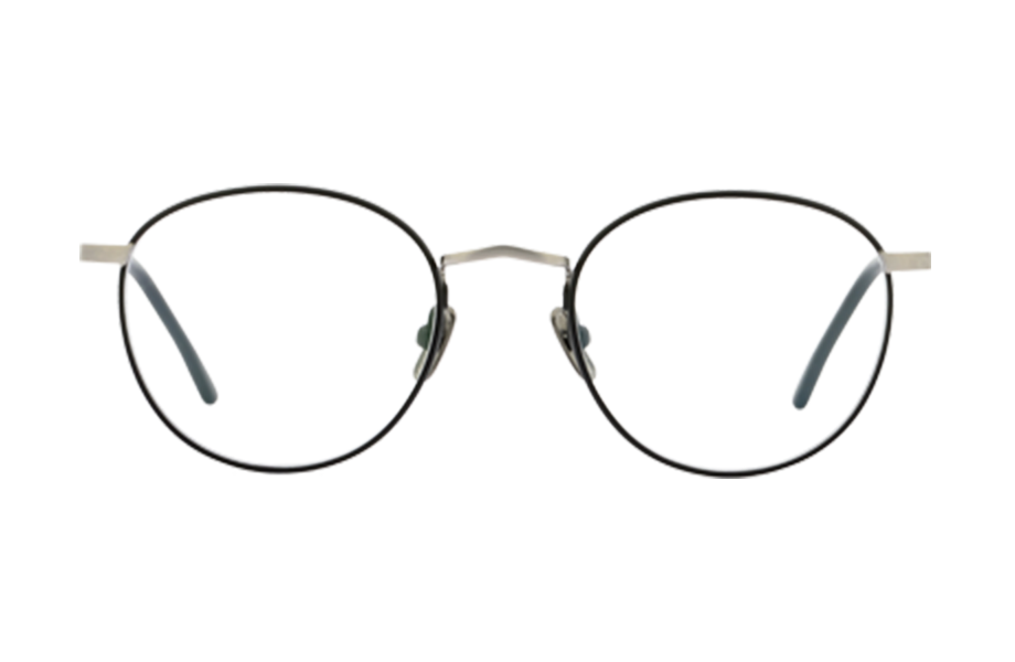 Lunettes de vue M1001 - , Lunor, Pantos , de couleur Noir Argentée.