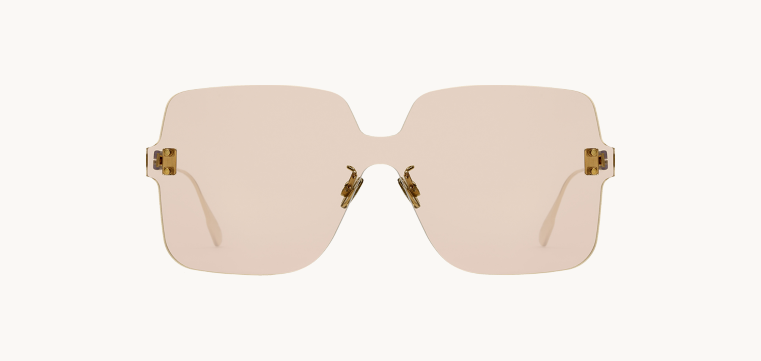 Lunettes de soleil Colorquake1 - , Dior, Rectangle , de couleur Rose .