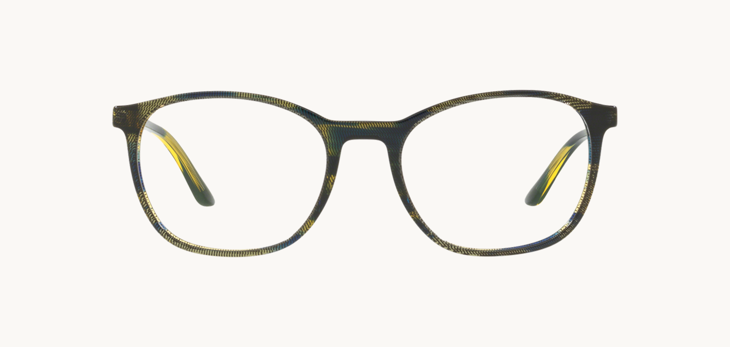 Lunettes de vue Sh3045 - , Starck Eyes, Papillon Rectangle, de couleur Jaune Bleu.