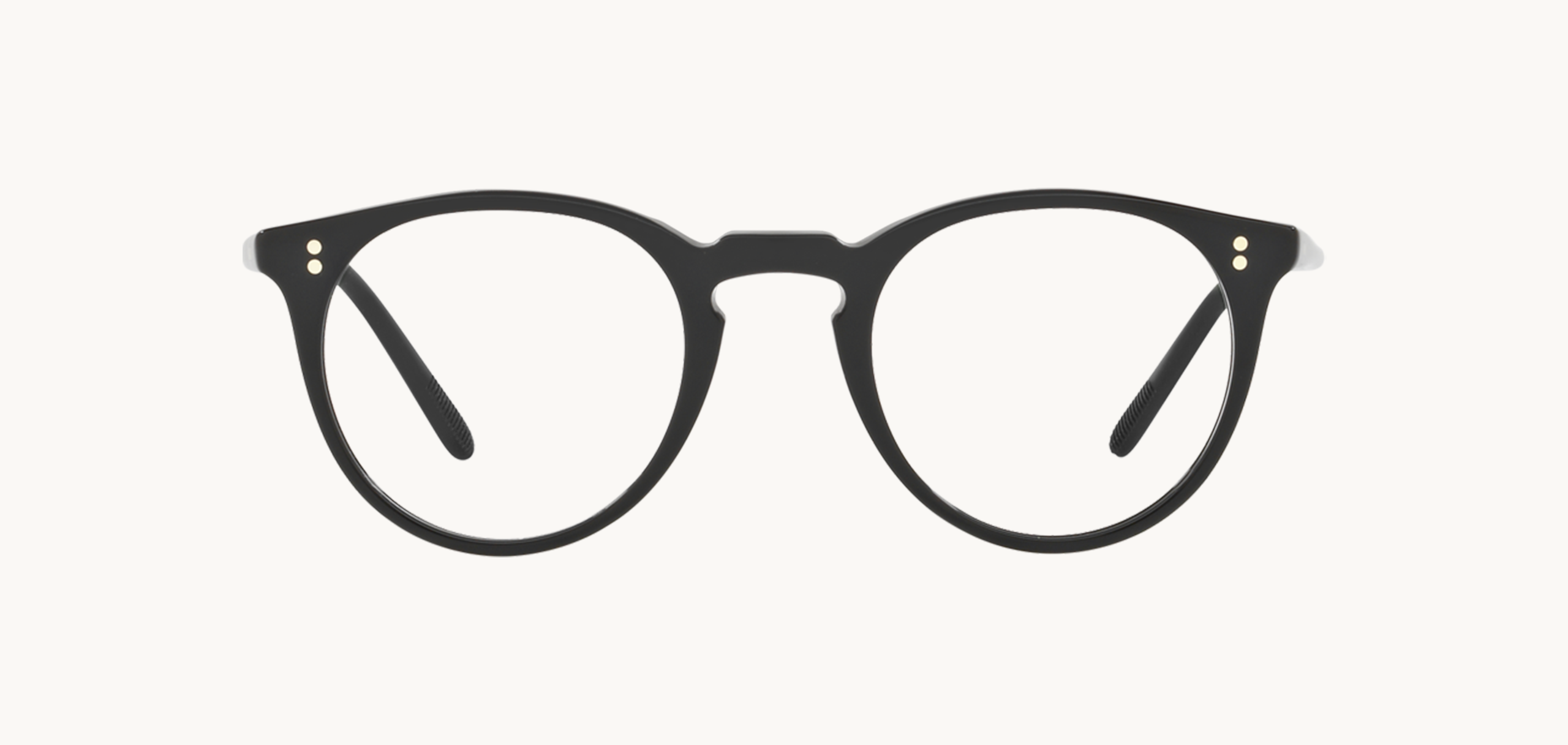 Lunettes de vue O'MALLEY - , Oliver Peoples, Ronde , de couleur Noir .