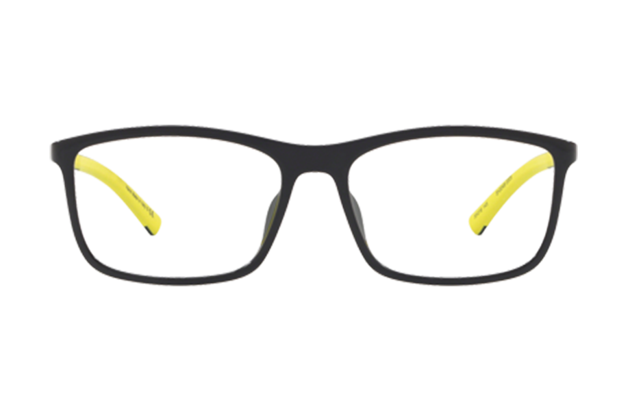 Lunettes de vue Sh3048 - , Starck Eyes, Rectangle , de couleur Noir Jaune.