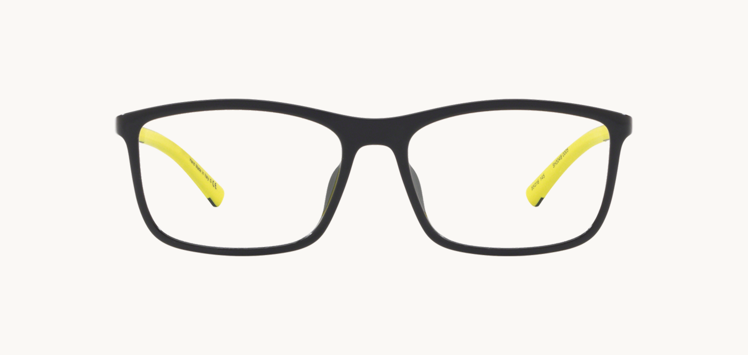 Lunettes de vue Sh3048 - , Starck Eyes, Rectangle , de couleur Noir Jaune.