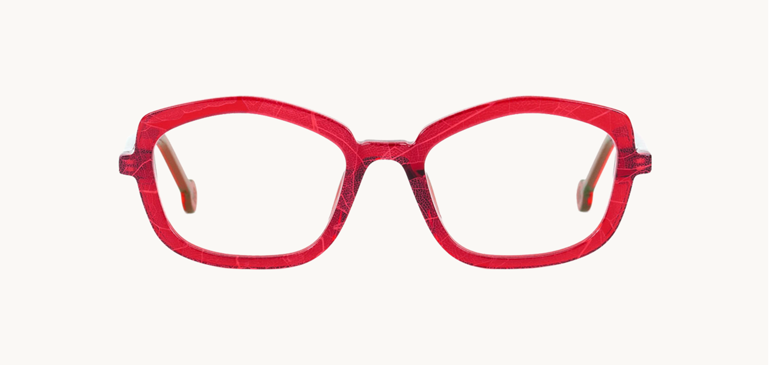 Lunettes de vue Pancha - , l.a. Eyeworks, Rectangle Papillon, de couleur Rouge .