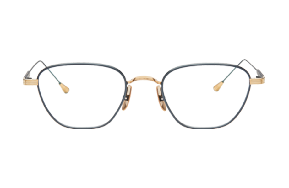 Lunettes de vue Marmont - , Lunetterie Générale, Rectangle , de couleur Noir Dorée.