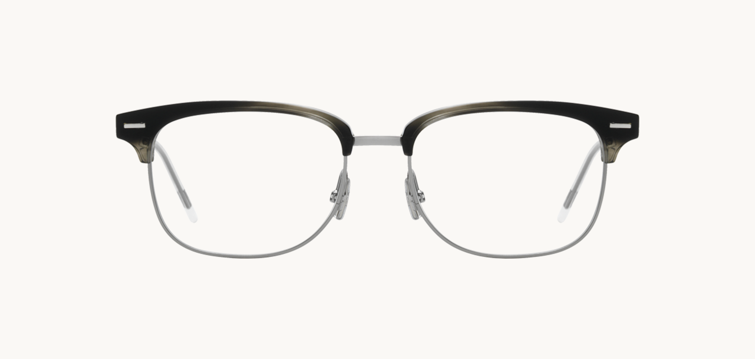 Lunettes de vue 0215 - , Dior, Rectangle , de couleur Ecaille foncée Argentée.