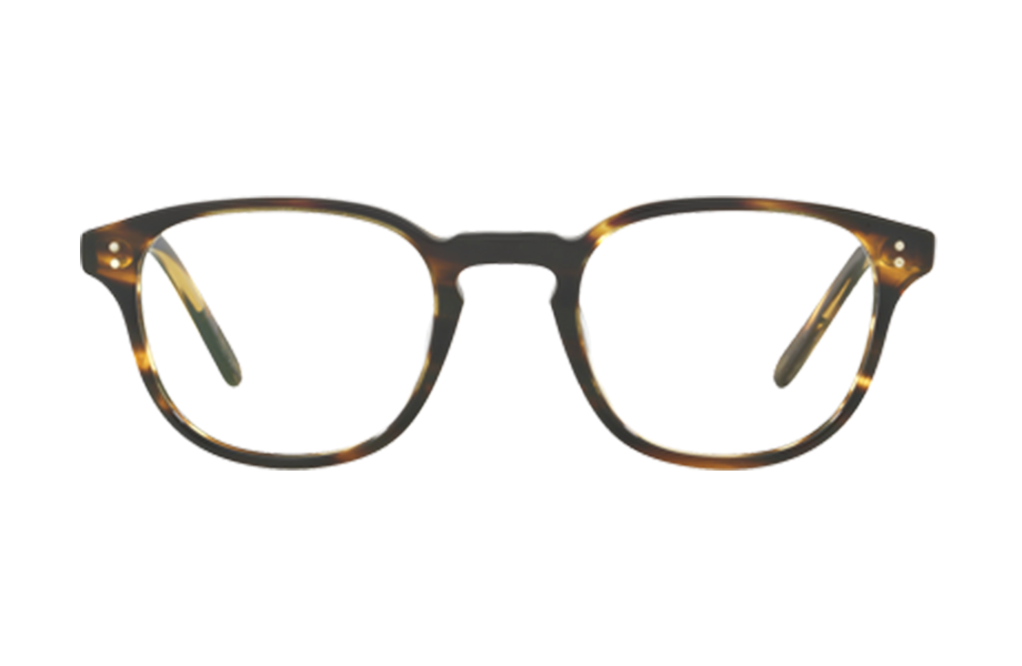 Lunettes de vue FAIRMONT - , Oliver Peoples, Ovale , de couleur Ecaille foncée .