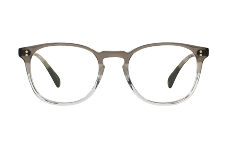 Lunettes de vue FINLEY ESQ - , Oliver Peoples, Ovale , de couleur Gris Blanc.