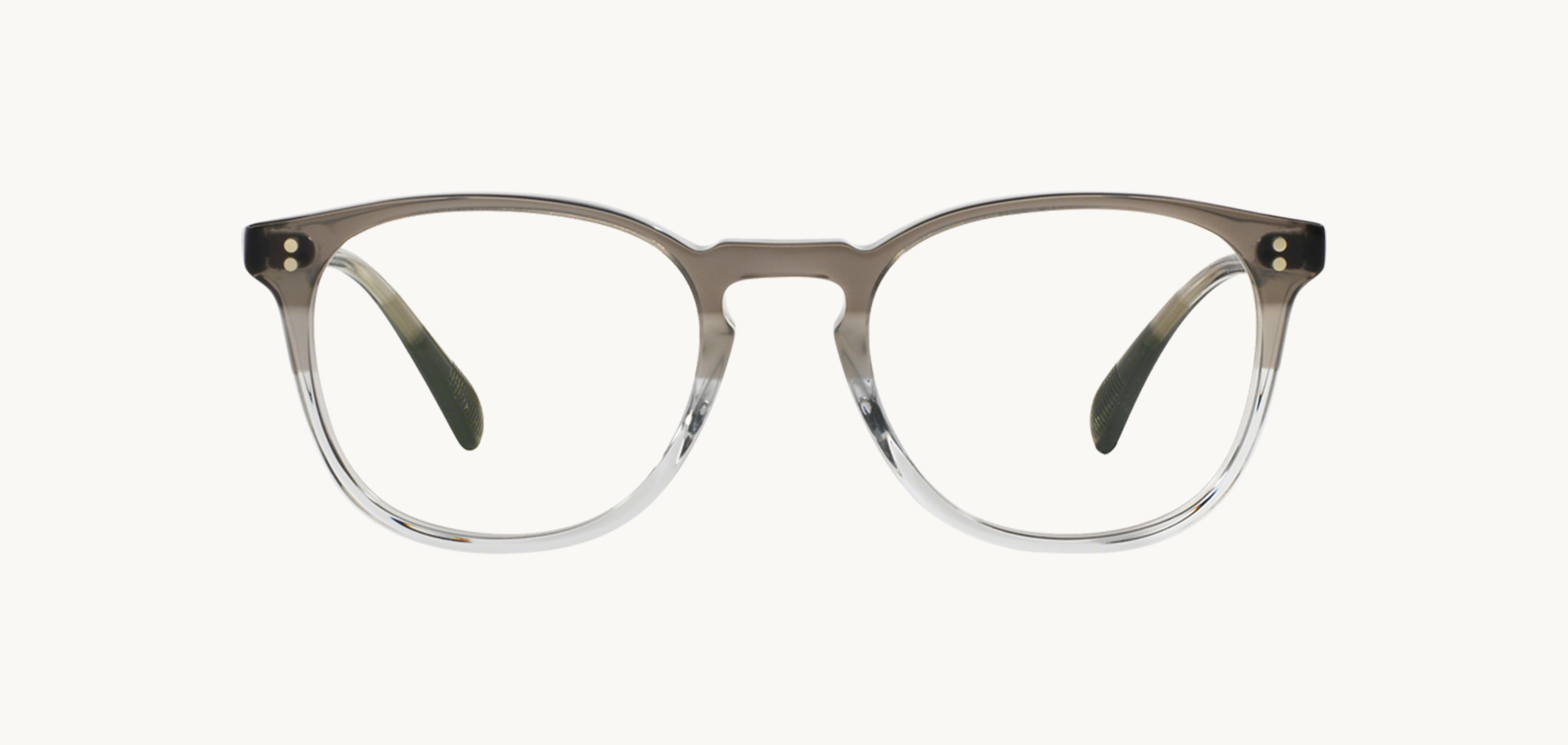 Lunettes de vue FINLEY ESQ - , Oliver Peoples, Ovale , de couleur Gris Blanc.