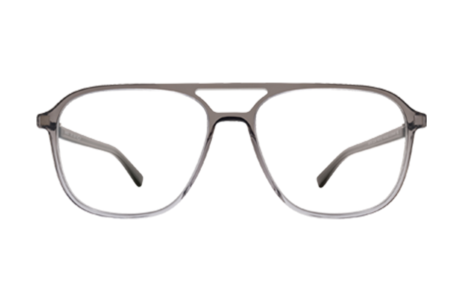 Lunettes de vue Gylfi - , Mykita, Rectangle Pilote, de couleur Gris Transparent.