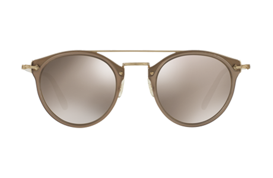 Lunettes de soleil REMICK - , Oliver Peoples, Ronde , de couleur Dorée Crème.