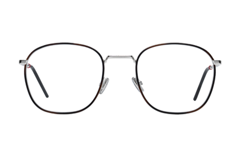 Lunettes de vue 0226 - , Dior, Carrée , de couleur Noir Argentée.