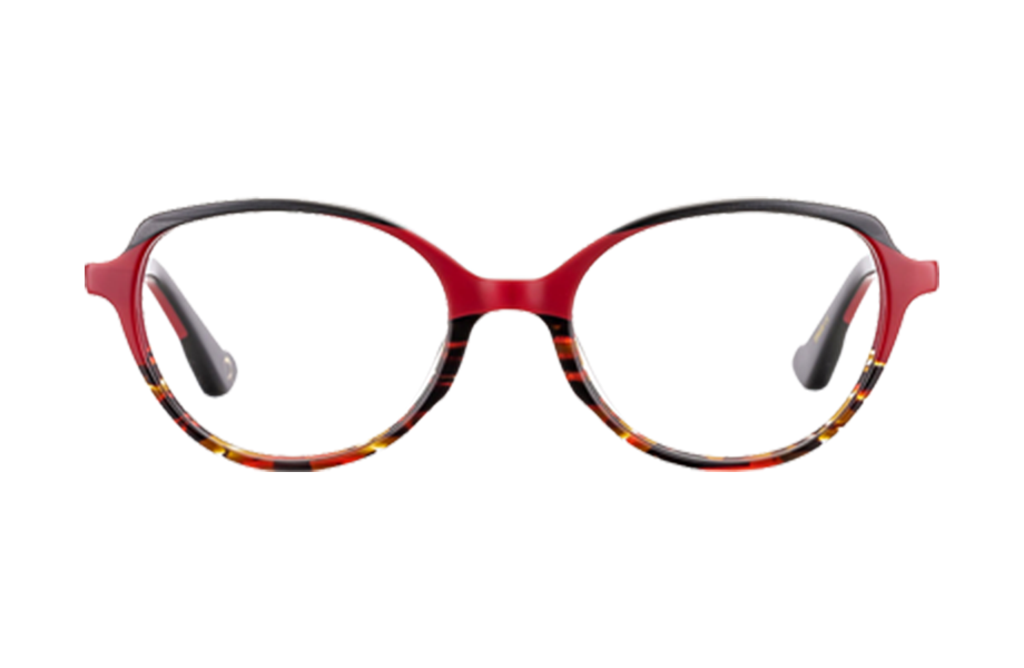 Lunettes de vue BELLEV - , Etnia Barcelona, Papillon Ovale, de couleur Rouge Ecaille foncée.