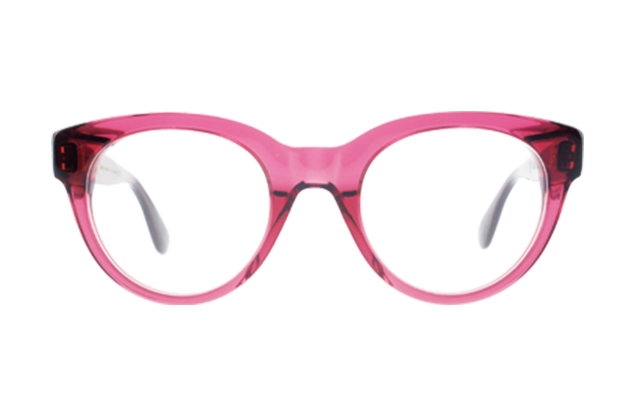 Lunettes de vue 1620 - , Emmanuel Khan, Papillon , de couleur Rose Transparent.