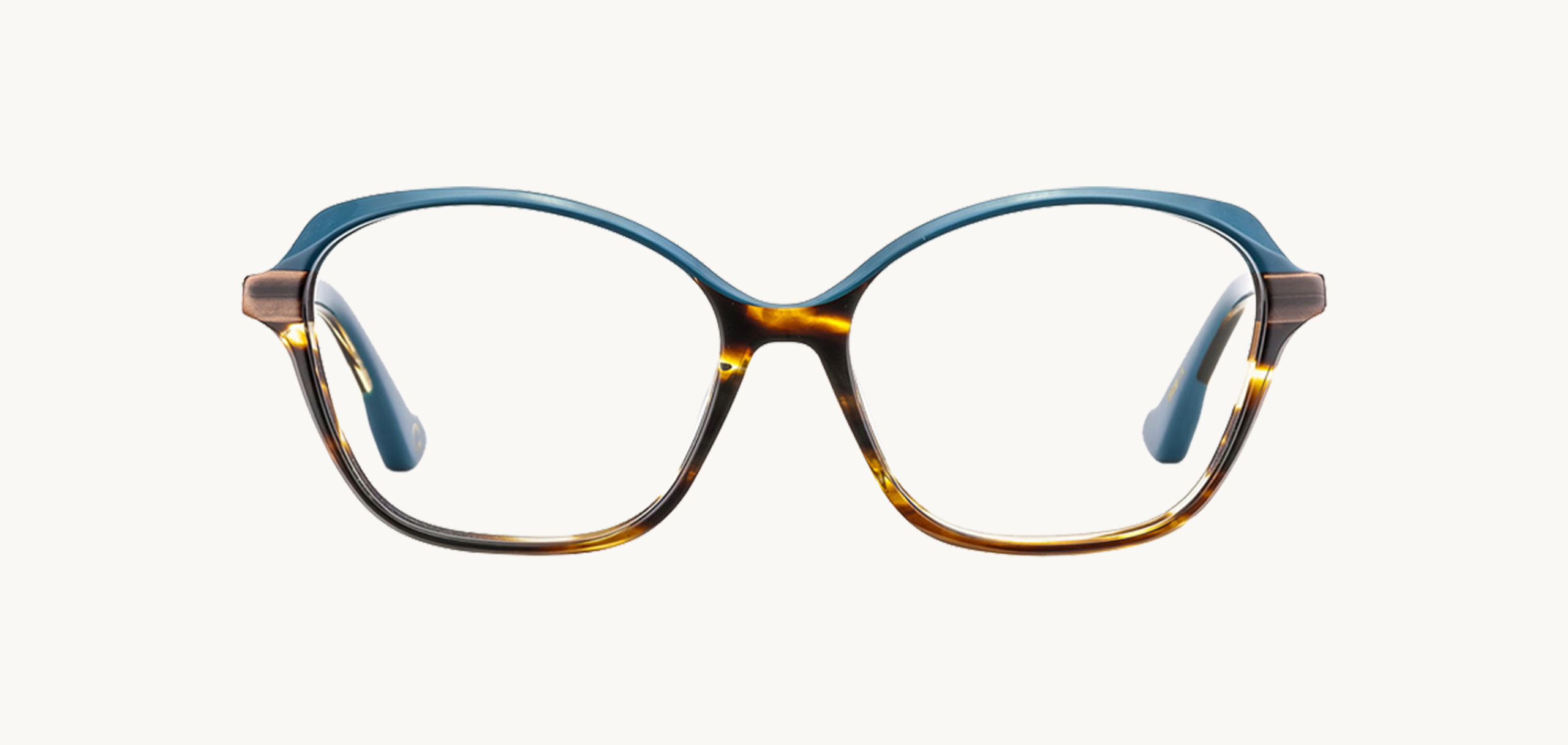 Lunettes de vue BELLUN - , Etnia Barcelona, Papillon , de couleur Ecaille foncée Bleu.