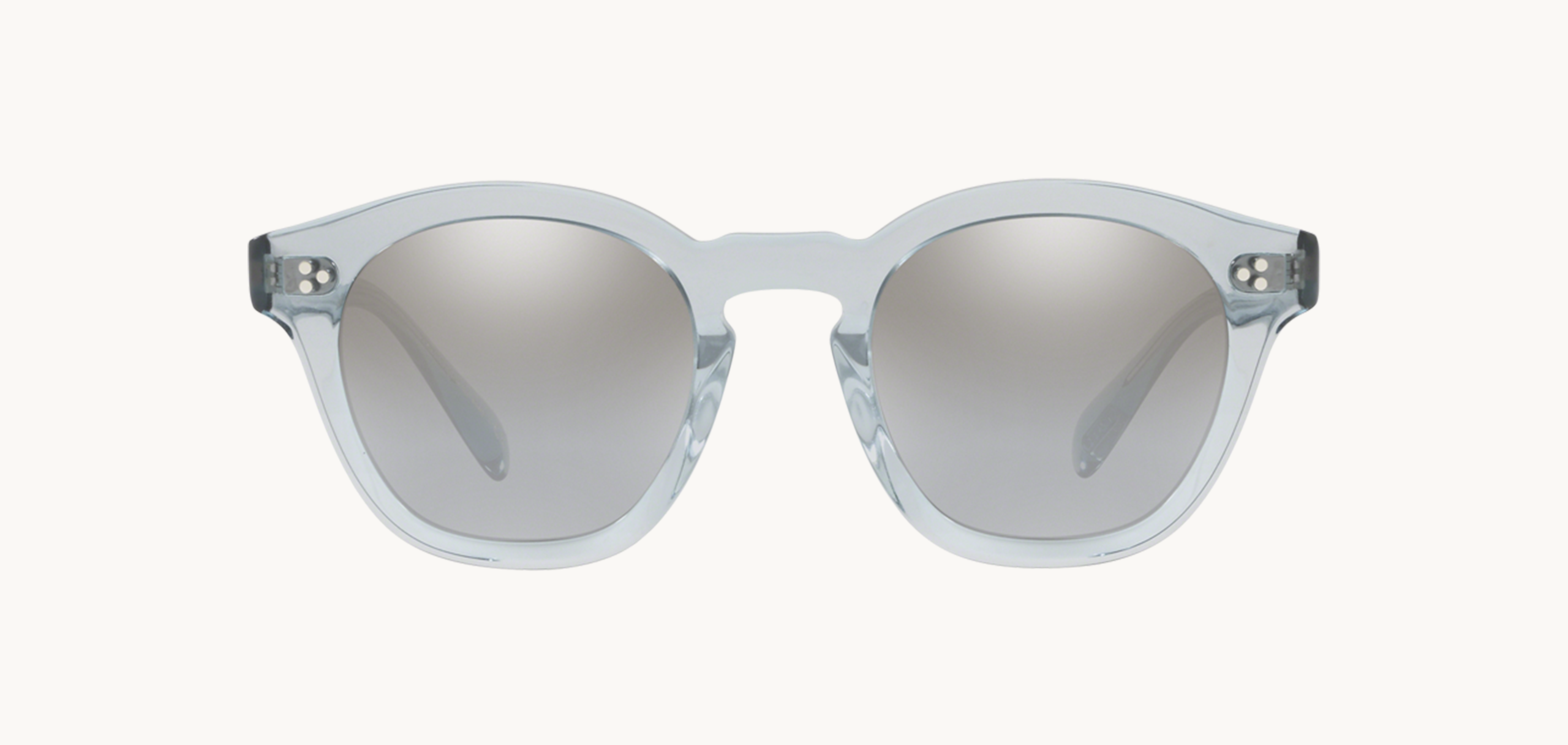 Lunettes de soleil BOUDREAU L.A - , Oliver Peoples, Pantos , de couleur Transparent Bleu.