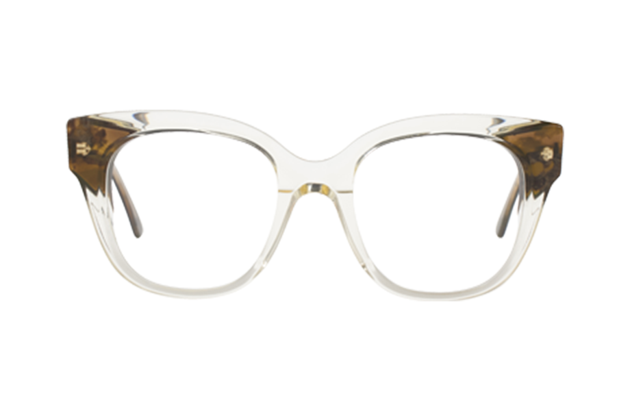 Lunettes de vue 1650M - , Emmanuel Khan, Papillon , de couleur Marron Transparent.