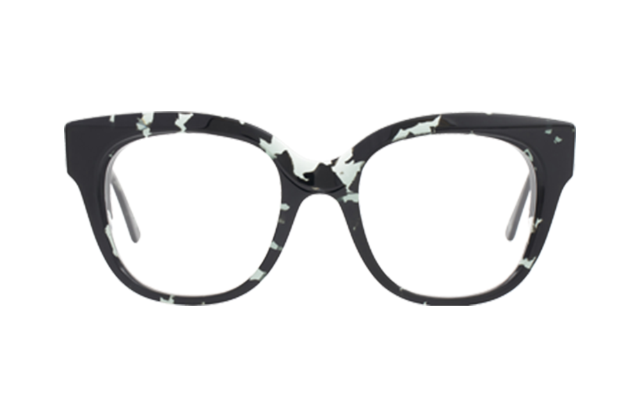 Lunettes de vue 1650M - , Emmanuel Khan, Papillon , de couleur Ecaille foncée Noir.