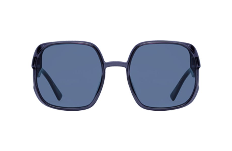 Lunettes de soleil Nuance - , Dior, Rectangle , de couleur Bleu Transparent.