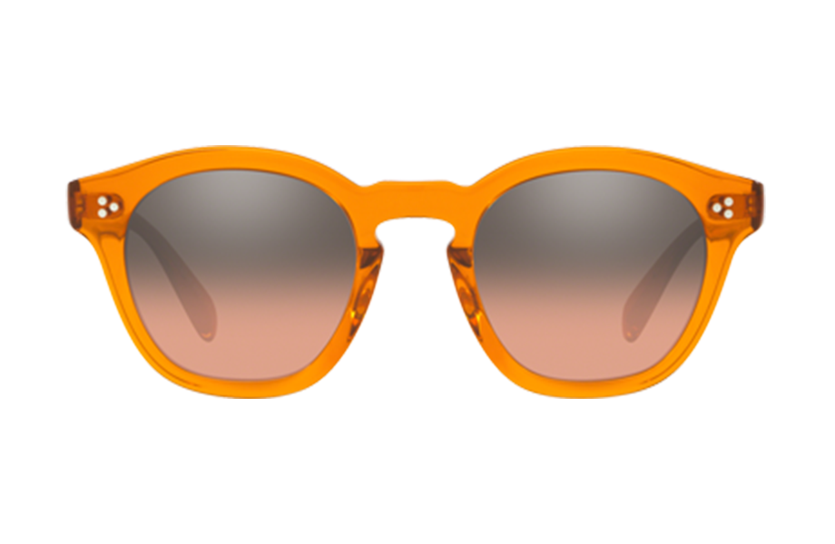 Lunettes de soleil BOUDREAU L.A - , Oliver Peoples, Pantos , de couleur Transparent Orange.