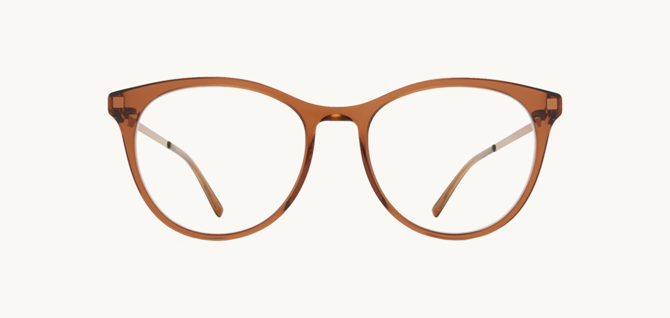 Lunettes de vue Livli - , Mykita, Pantos Papillon, de couleur Marron Transparent.