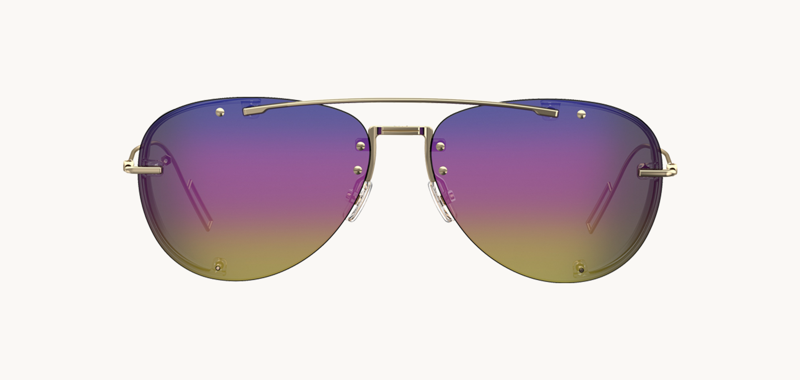 Lunettes de soleil CHROMA1 - , Dior, Pilote , de couleur Gris Violet.