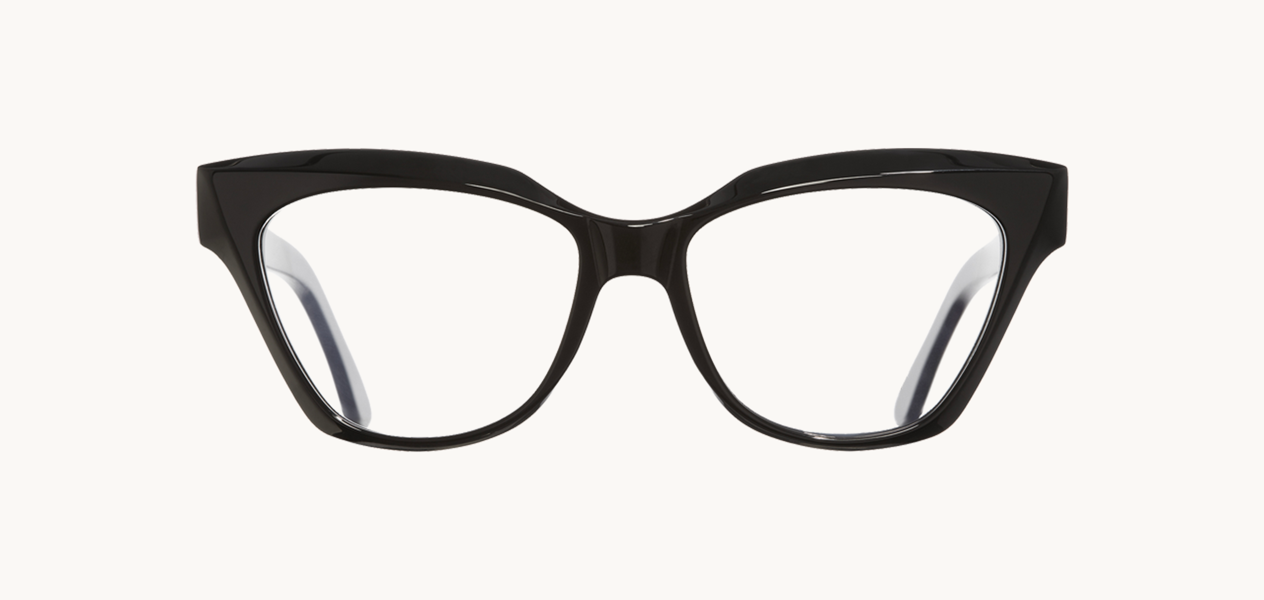 Lunettes de vue 1288 - , Cutler&Gross, Carrée Papillon, de couleur Noir .