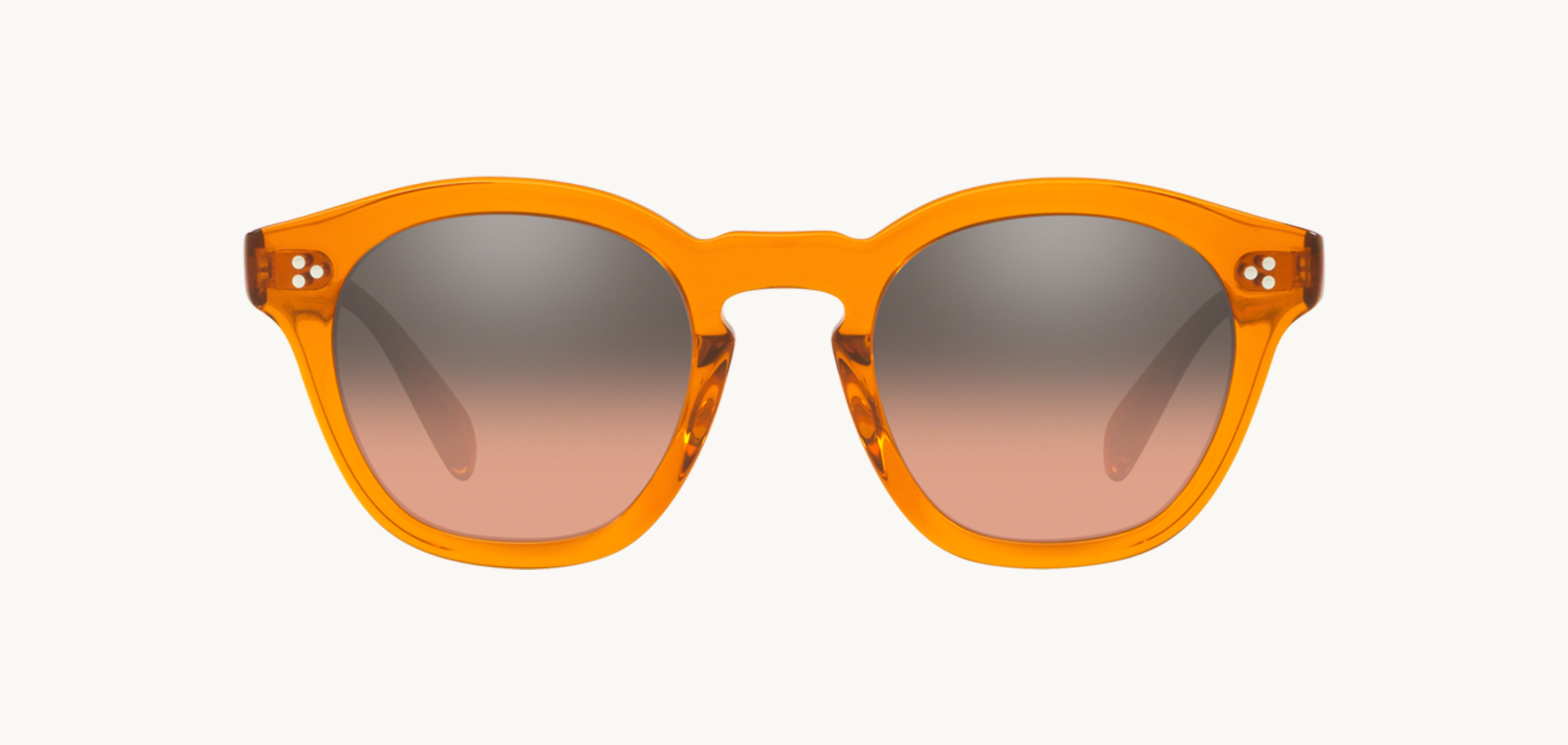 Lunettes de soleil BOUDREAU L.A - , Oliver Peoples, Pantos , de couleur Transparent Orange.