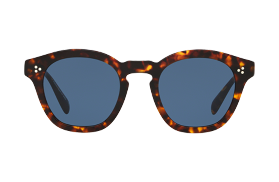 Lunettes de soleil BOUDREAU L.A - , Oliver Peoples, Pantos , de couleur Ecaille foncée Marron.