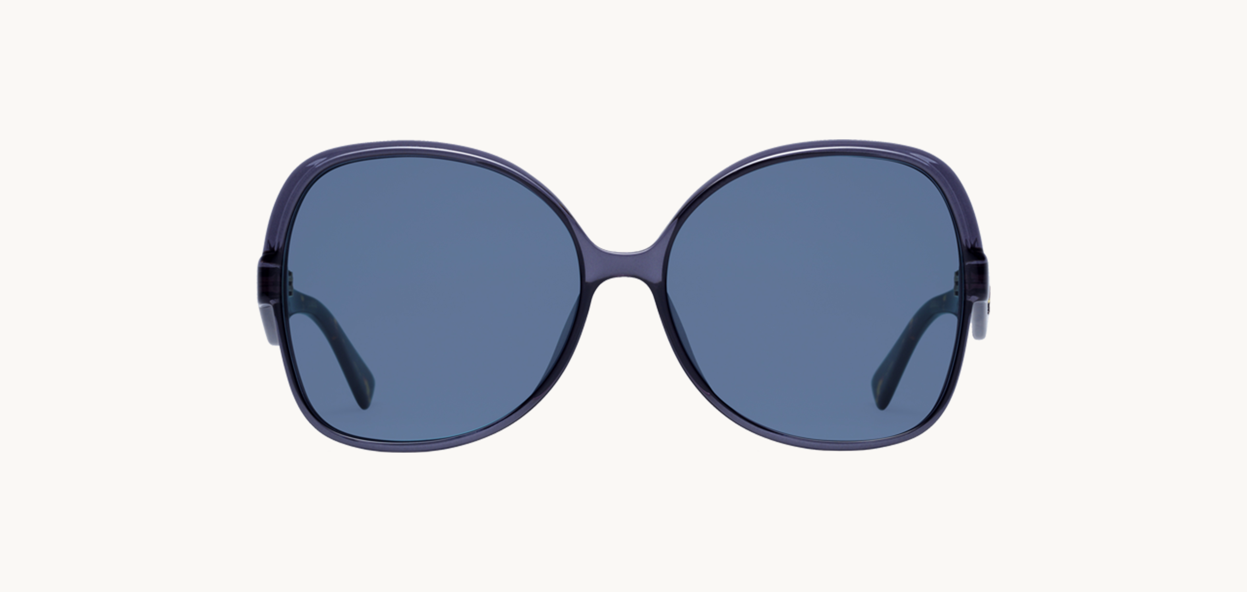 Lunettes de soleil Nuancef - , Dior, Ovale Papillon, de couleur Bleu Transparent.