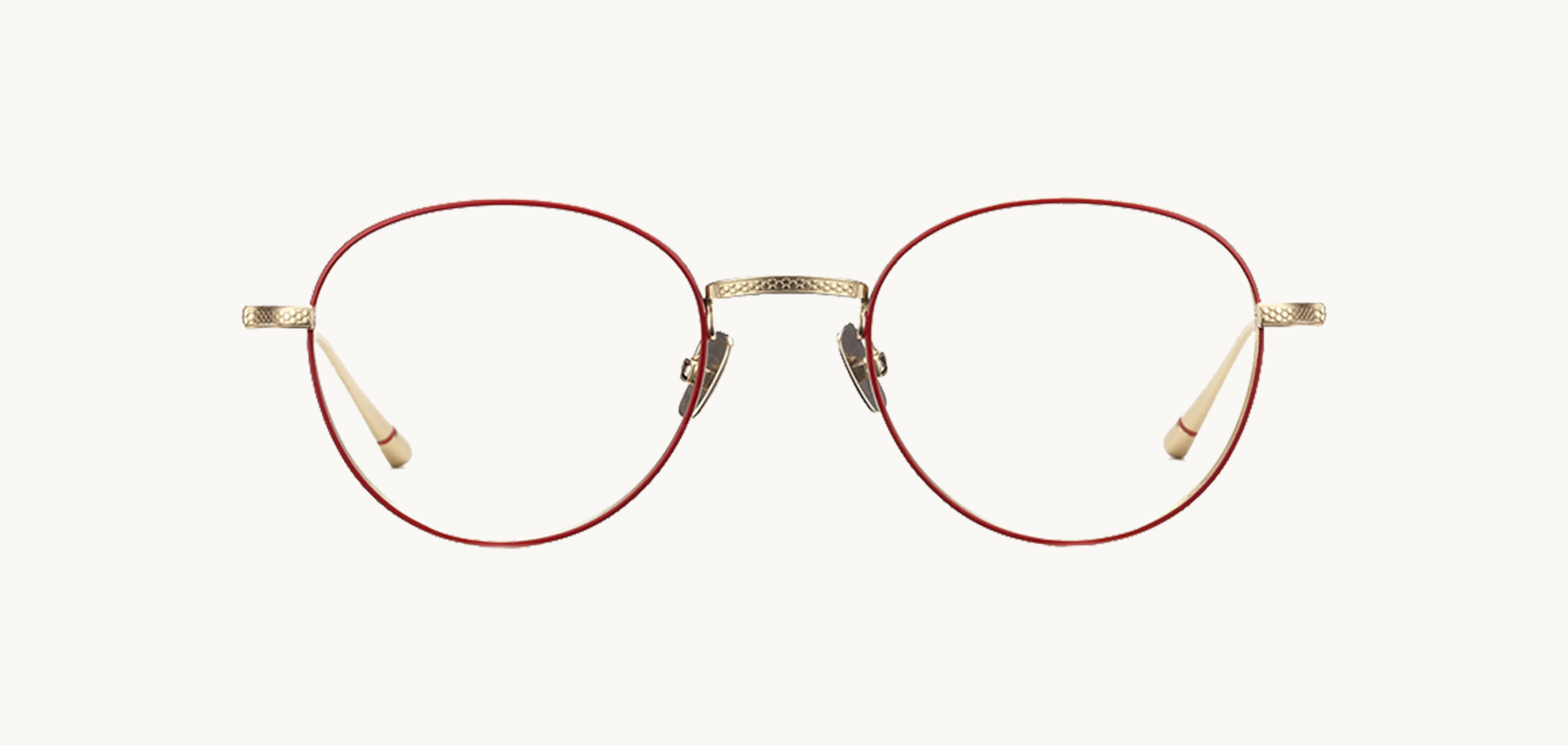 Lunettes de vue BEXLEY - , Etnia Barcelona, Pantos , de couleur Rouge Dorée.