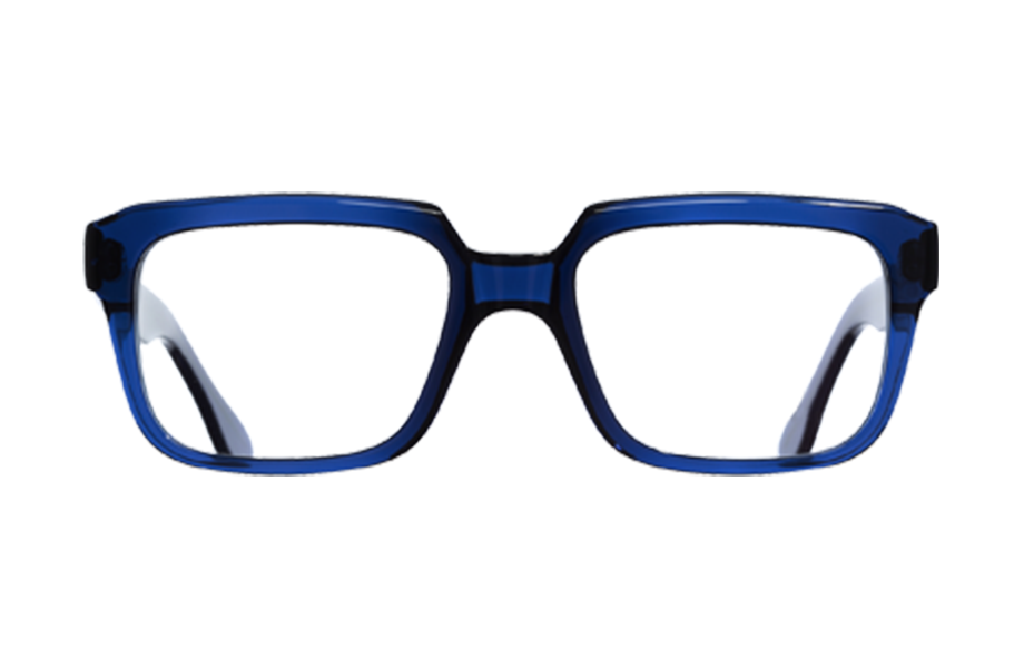 Lunettes de vue 1289 - , Cutler&Gross, Carrée , de couleur Bleu Transparent.