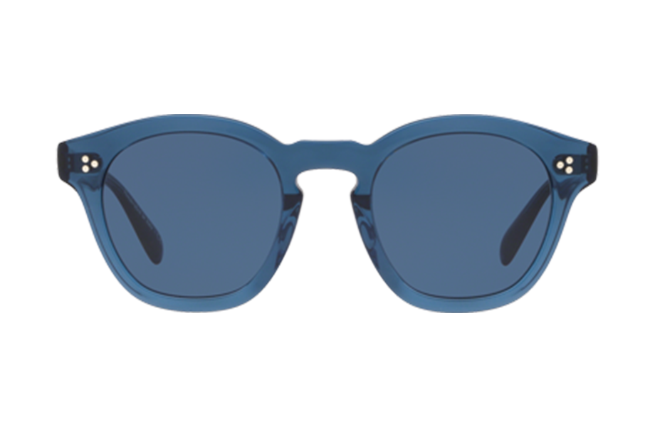 Lunettes de soleil BOUDREAU L.A - , Oliver Peoples, Pantos , de couleur Transparent Bleu.