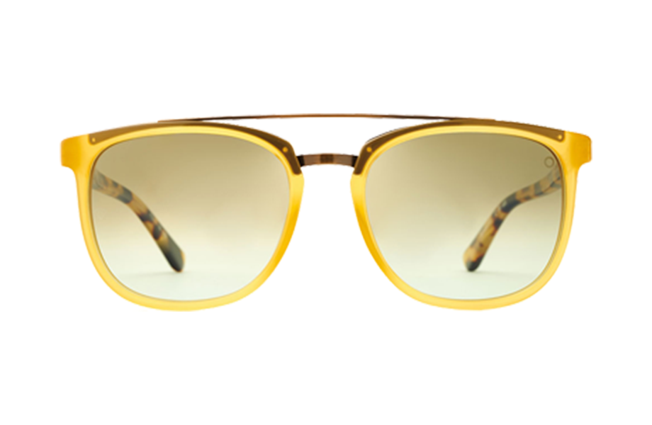 Lunettes de soleil BONANOVA - , Etnia Barcelona, Pilote Carrée, de couleur Jaune Cuivre.